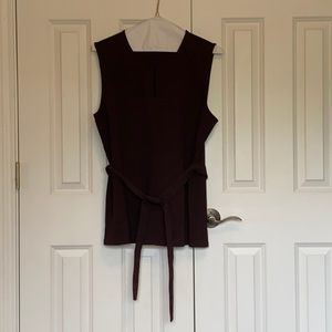 Ann Taylor factory suit tank top large print plaid